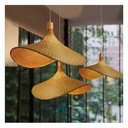 Wicker pendant lamp "Bellas".