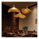 Wicker pendant lamp "Bellas".