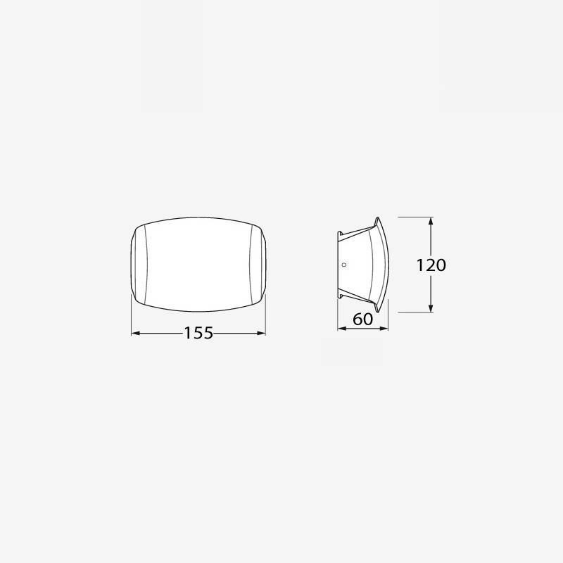 FUMAGALLI ABRAM 150 3,2W R7S wall light for outdoor use