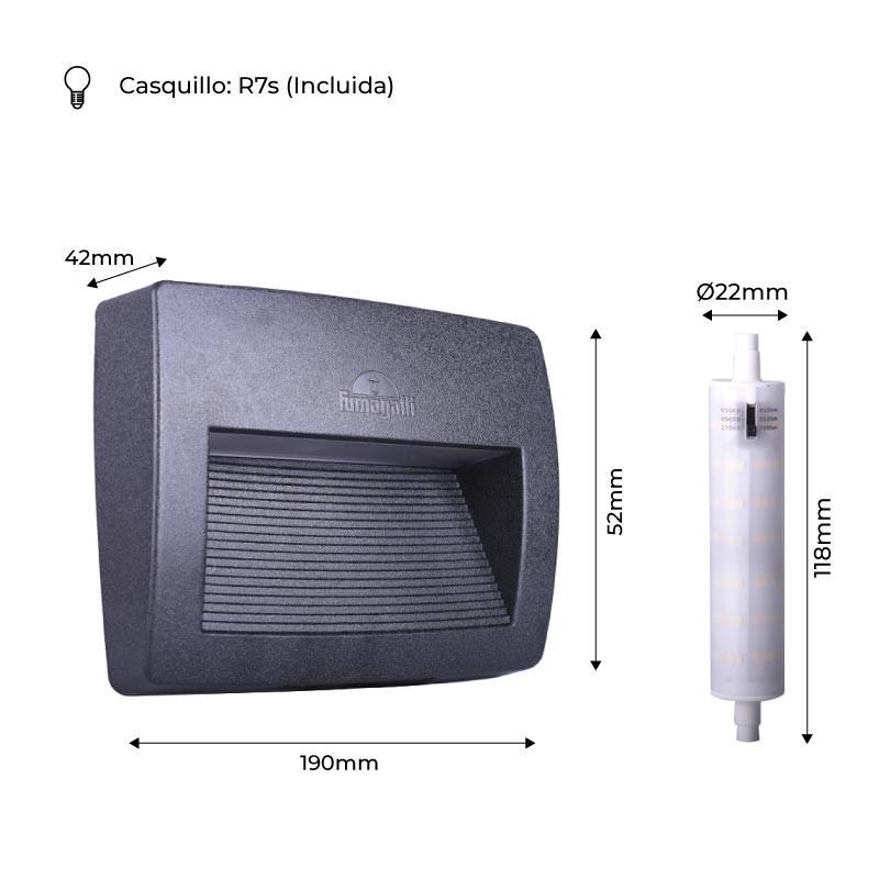 FUMAGALLI LORENZA 190 R7S 7.5W CCT surface mounted beacon