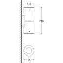 Wall light FUMAGALLI FRANCA 90 2L GU10 7W CCT IP55