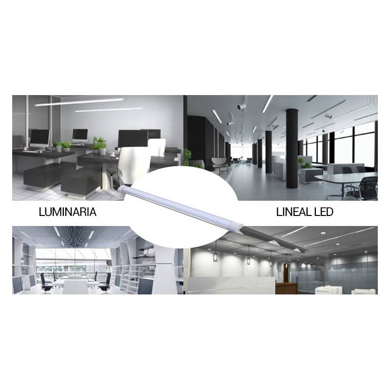 150cm high power LED linear luminaire CCT with sensor