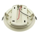 Recessed base for single-phase LED track spotlight