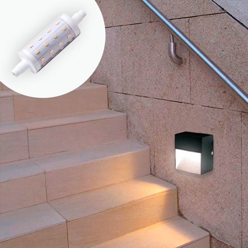 Bombilla LED R7S Fumagalli CCT 78mm - 4W - 400Lm