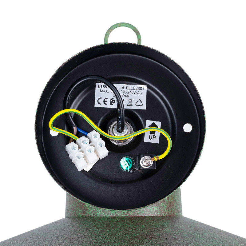 Rustic outdoor wall light "Sea" IP44 E27