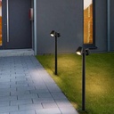 Double Steel Bollard 2xGU10 Max 35W IP44