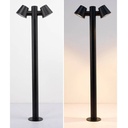 Double Steel Bollard 2xGU10 Max 35W IP44