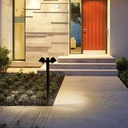 Double Steel Bollard 2xGU10 Max 35W IP44
