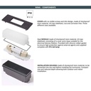 FUMAGALLI NINA 190 R7S CCT 7,5W IP55 recessed beacon