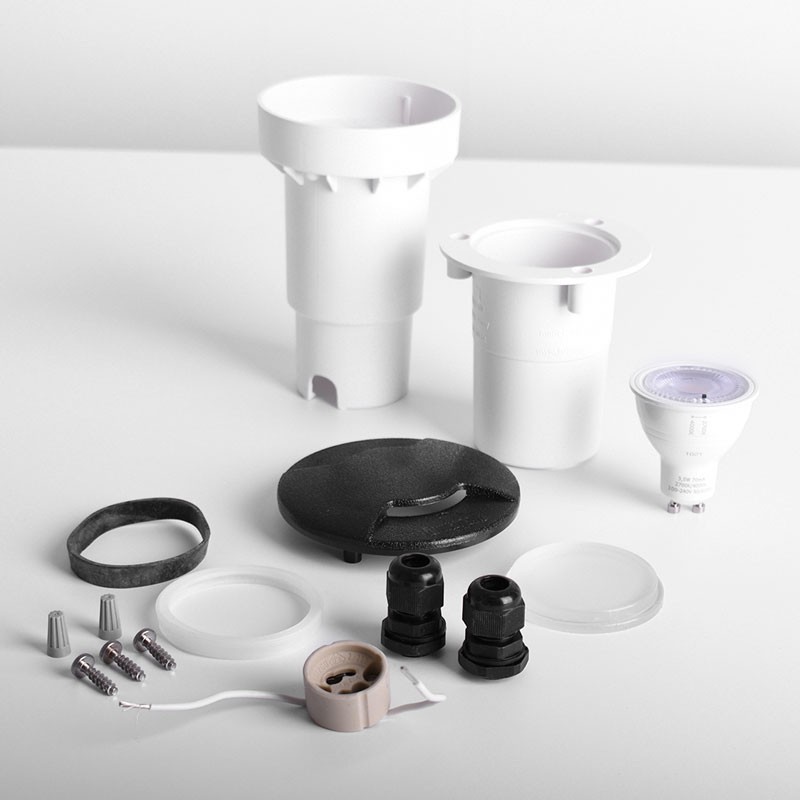 FUMAGALLI CECI 90 2L GU10 3.5W LED recessed floor spotlight
