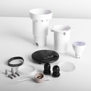 FUMAGALLI CECI 90 2L GU10 3.5W LED recessed floor spotlight