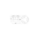 FUMAGALLI CECI 160 3L GX53 10W LED recessed floor spotlight