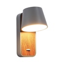KOPPEN" 6W 2700K Rotating Wooden LED Bedroom Wall Light "KOPPEN" 6W 2700K