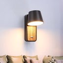 KOPPEN" 6W 2700K Rotating Wooden LED Bedroom Wall Light "KOPPEN" 6W 2700K