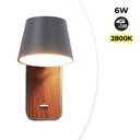 KOPPEN" 6W 2700K Rotating Wooden LED Bedroom Wall Light "KOPPEN" 6W 2700K