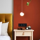 Spherical LED pendant light "ASTRO" - 9W - Warm Light