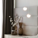 Spherical LED pendant light "ASTRO" - 9W - Warm Light