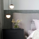 Spherical LED pendant light "ASTRO" - 9W - Warm Light