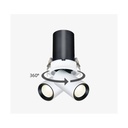 Adjustable recessed LED spotlight - 7W - Cree Chip - 24°