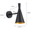Adjustable Nordic-style wall light