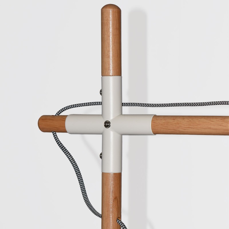 Natural wood table lamp "NATURAL WOOD".