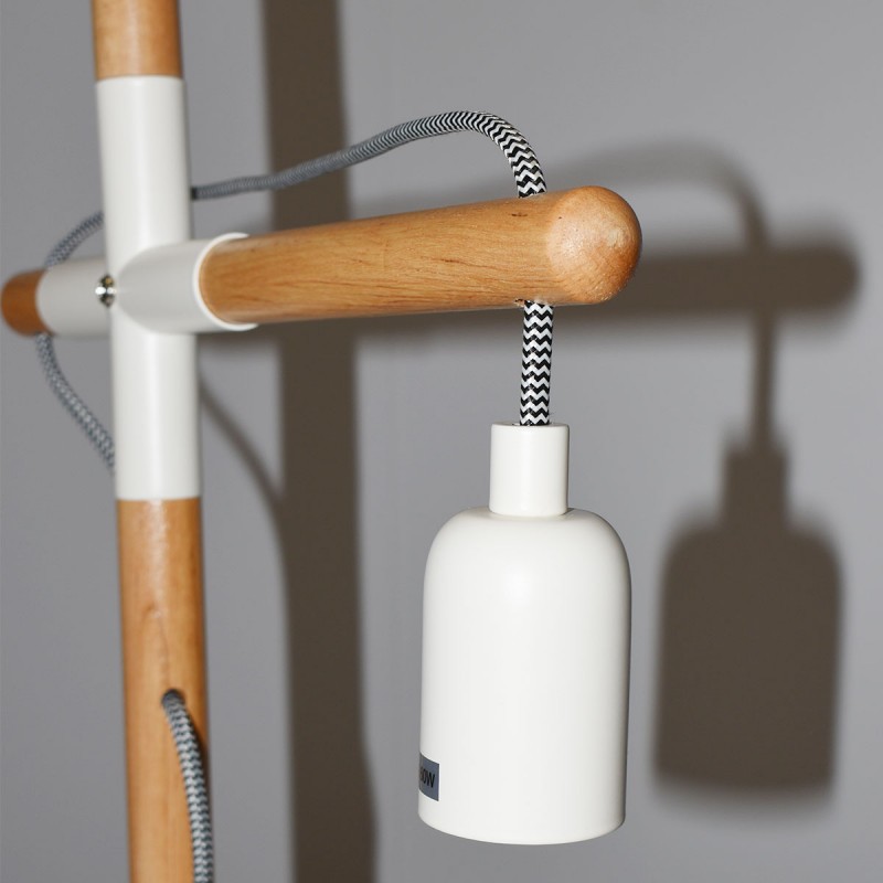 Natural wood table lamp "NATURAL WOOD".