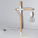 Natural wood table lamp "NATURAL WOOD".
