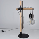 Natural wood table lamp "NATURAL WOOD".