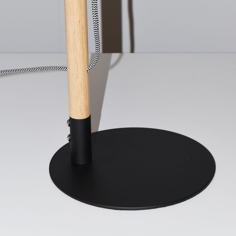 Natural wood table lamp "NATURAL WOOD".