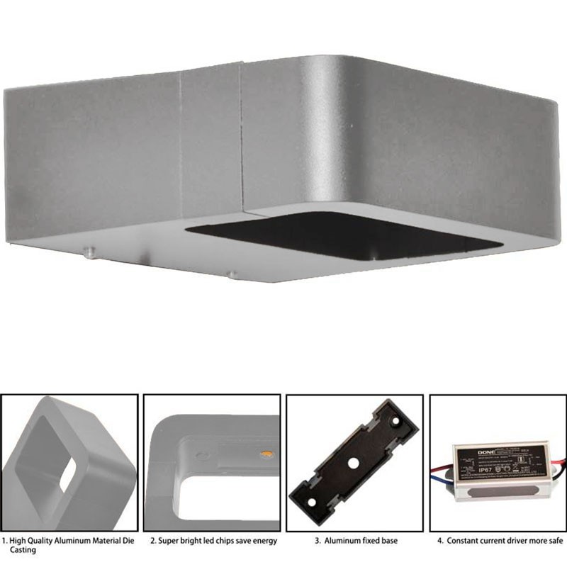 Wall light LED "KURRT" 7W IP65