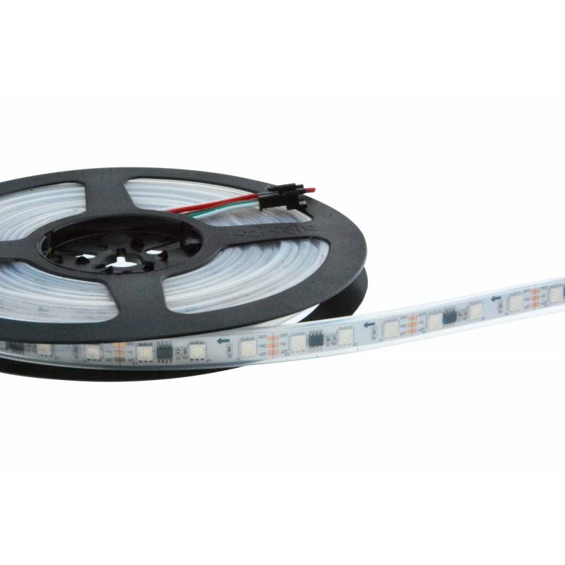 Smart LED Strip IC RGB 12V DC - 14,4 W/m - IP65 - 60 LED/m - Width 10mm - 5 meters