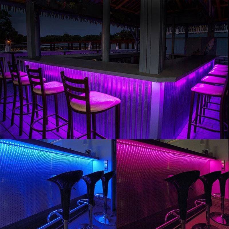 Smart LED Strip IC RGB 12V DC - 14,4 W/m - IP65 - 60 LED/m - Width 10mm - 5 meters