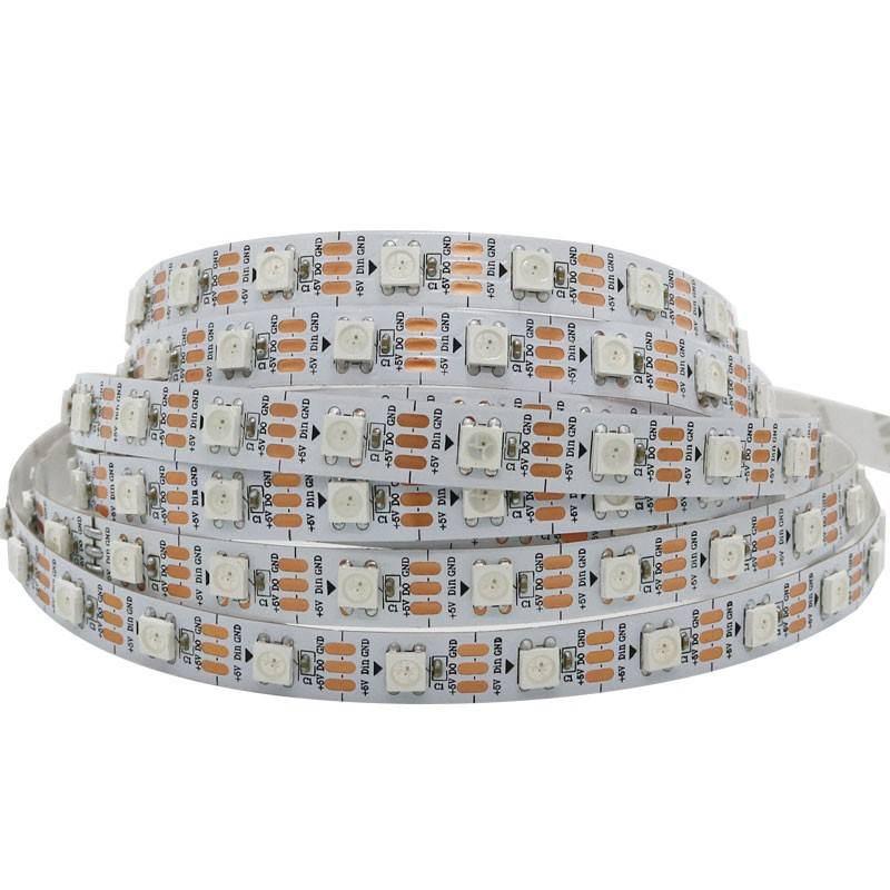 Smart LED Strip IC RGB 5V DC - 14,4W/m - IP20 - 60 LED/m - Width 10mm - 5 meters