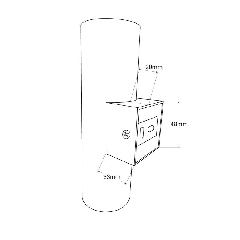 Wall light "UP and Down" GU10 35Wx2