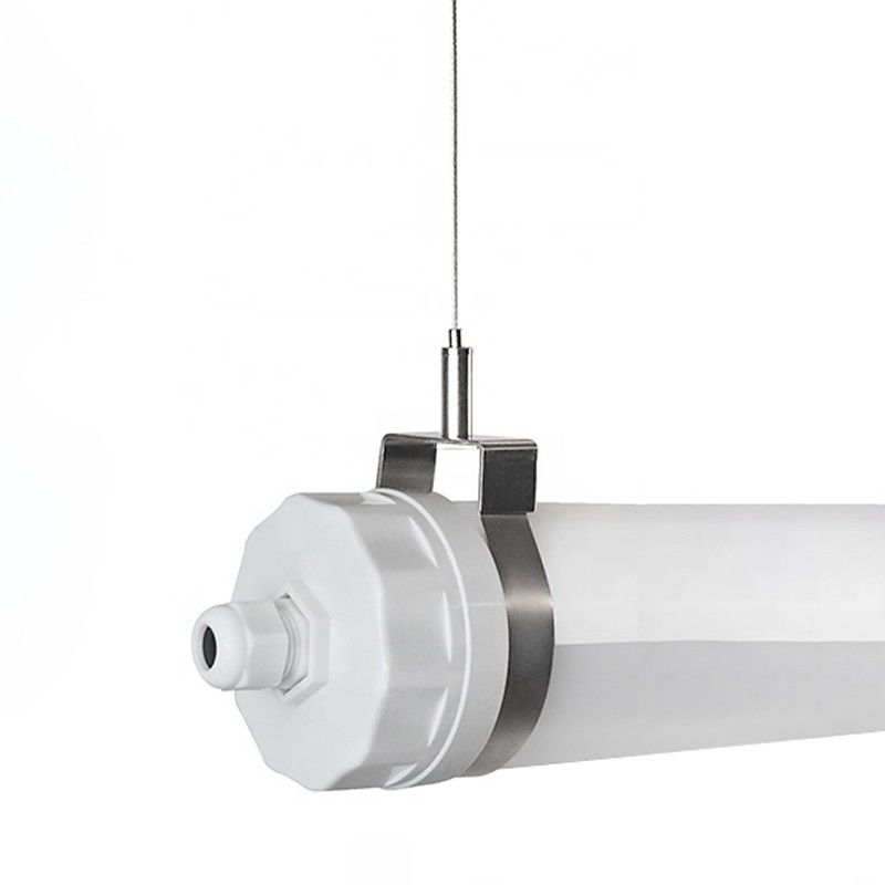 Tubular waterproof luminaire for industrial use - 120cm - 40W - IP67 - IK10