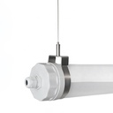 Tubular waterproof luminaire for industrial use - 120cm - 40W - IP67 - IK10