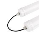 Tubular waterproof luminaire for industrial use - 120cm - 40W - IP67 - IK10