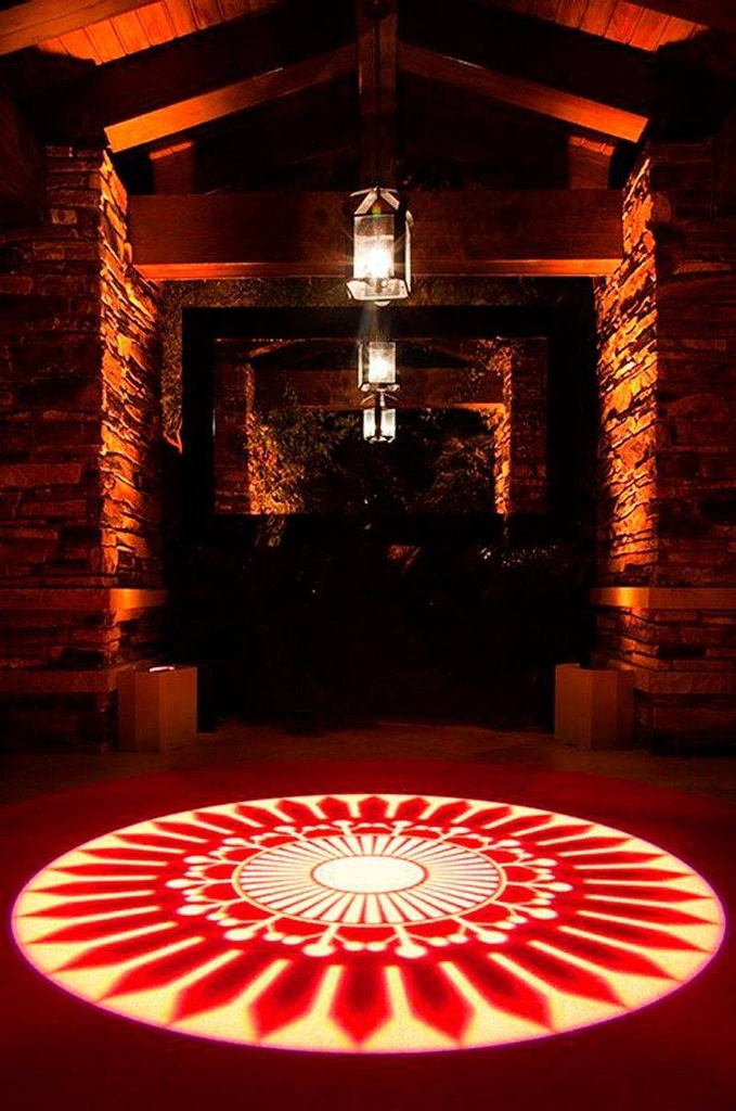 Proyector de logos LED GOBO 30W Interior Rotativo