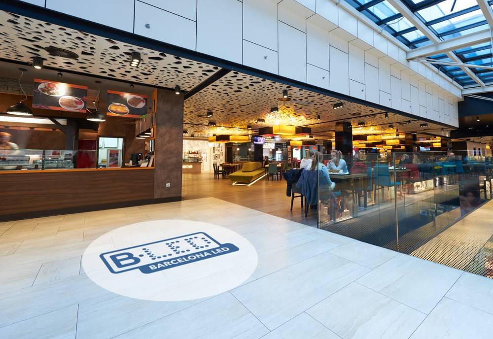 Proyector de logos LED GOBO 30W Interior Rotativo