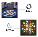 Proyector de logos LED GOBO 30W Interior Rotativo