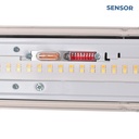 Linkable Tri-proof CCT LED batten light with motion sensor - 150cm - 56W - IP65
