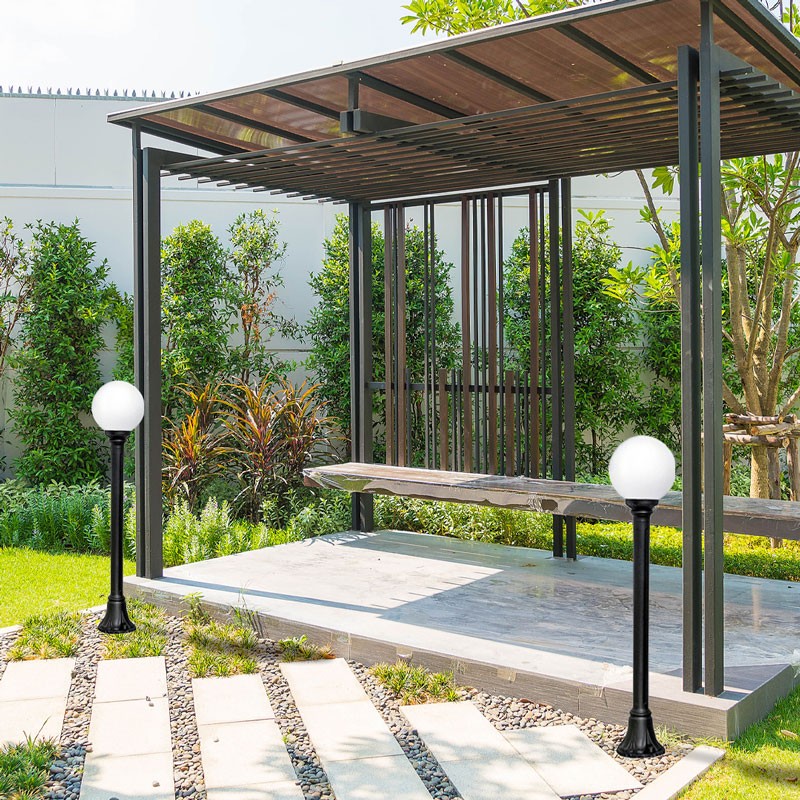 Fumagalli outdoor street light LED "GLOBO MIZAR/G250" 8.5W E27 - CCT
