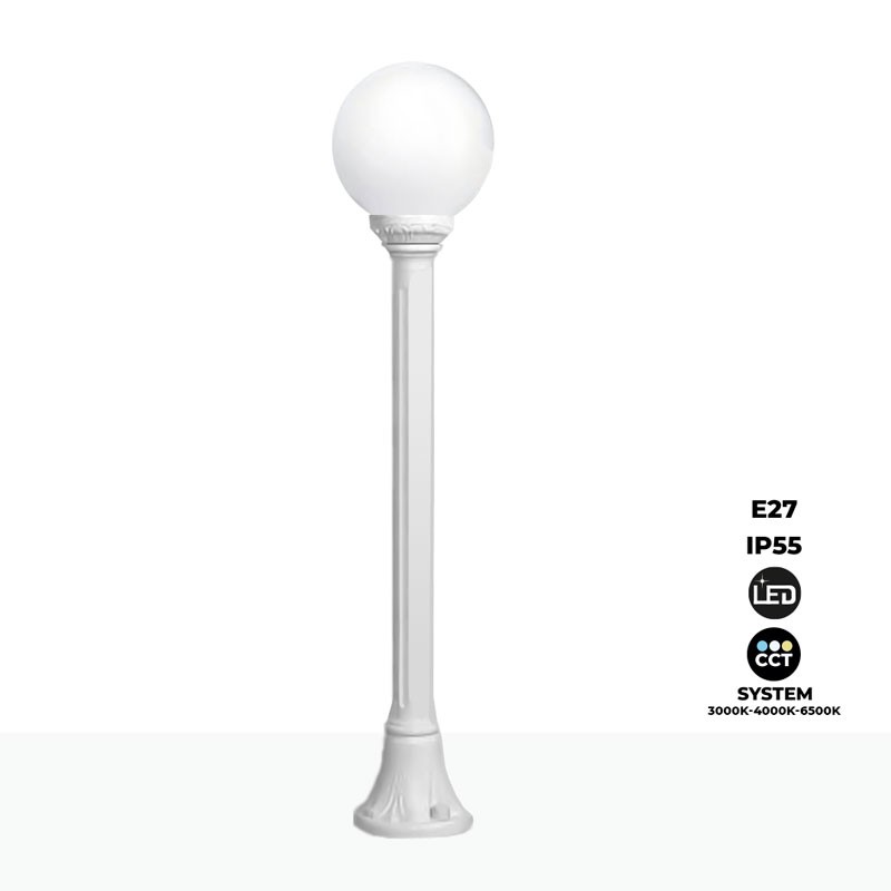 Fumagalli outdoor street light LED "GLOBO MIZAR/G250" 8.5W E27 - CCT