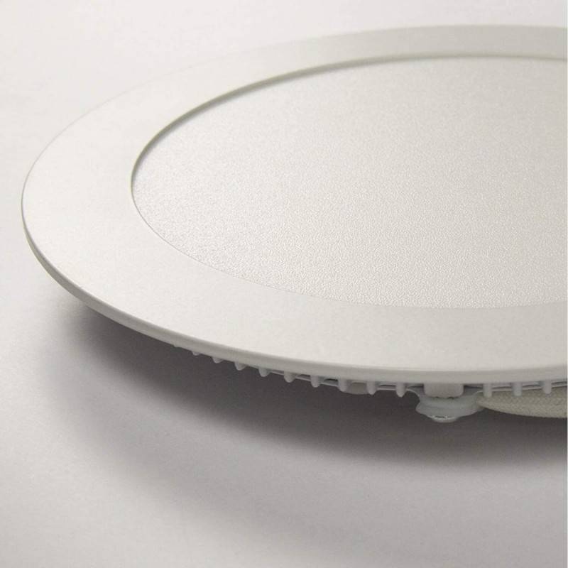 LED downlight plate 12W circular recessed Cut Ø155mm
