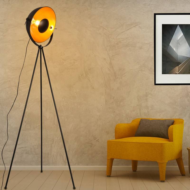 Vintage tripod floor lamp "Galilen" - E27
