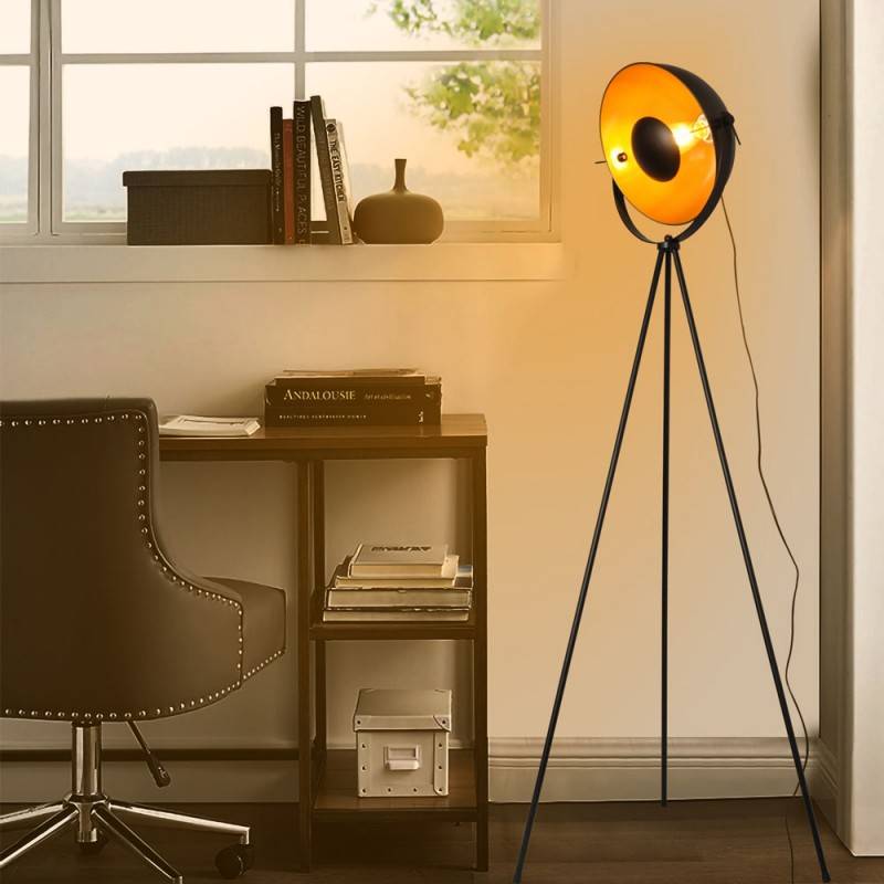 Vintage tripod floor lamp "Galilen" - E27