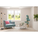 Floor lamp wood and aluminum "Natural Wood".