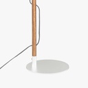 Floor lamp wood and aluminum "Natural Wood".