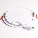 LED downlight plate 12W circular recessed Cut Ø155mm