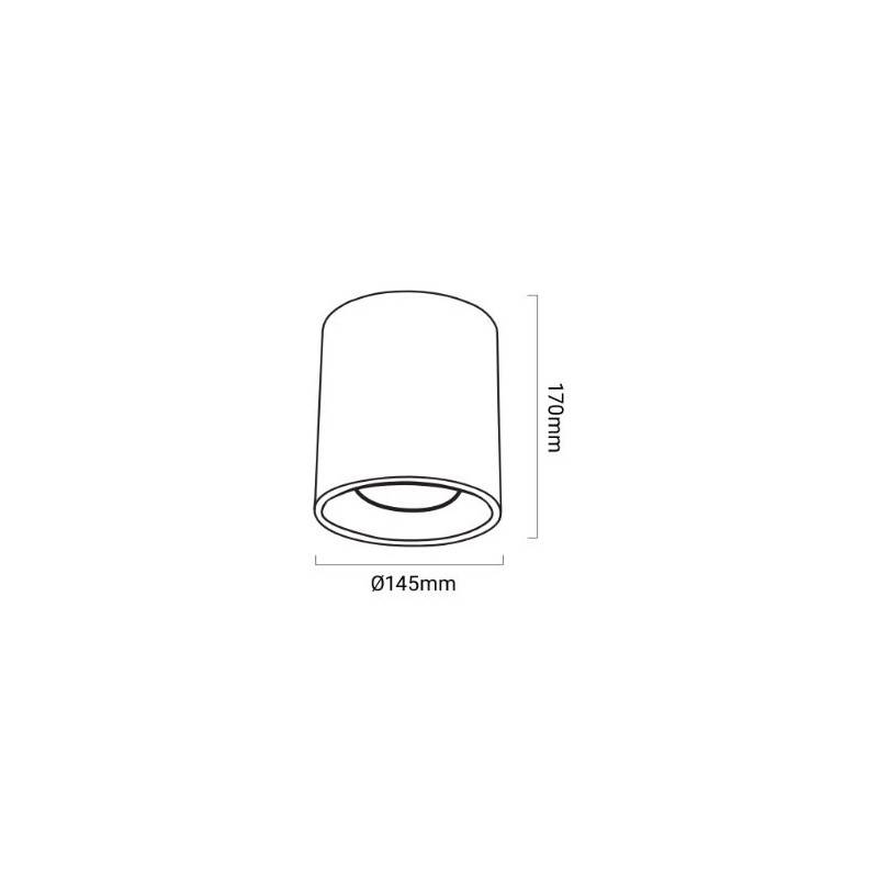 SARA" ceiling light 40W Driver PHILIPS